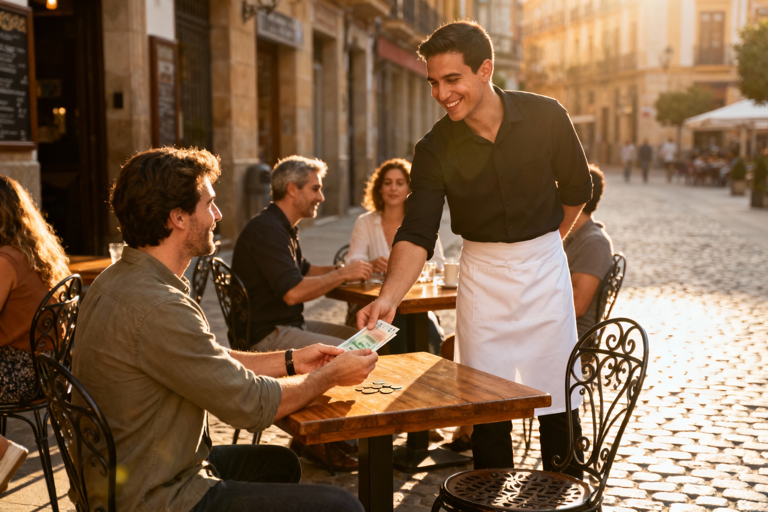 Mercado tradicional en España donde se usa efectivo